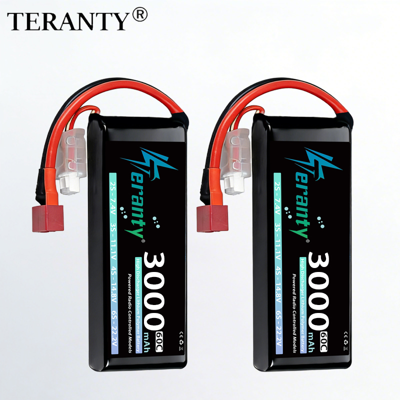 Drone Lipo Battery - TERANTY 2S 3000mAh Lipo Battery 7.4V