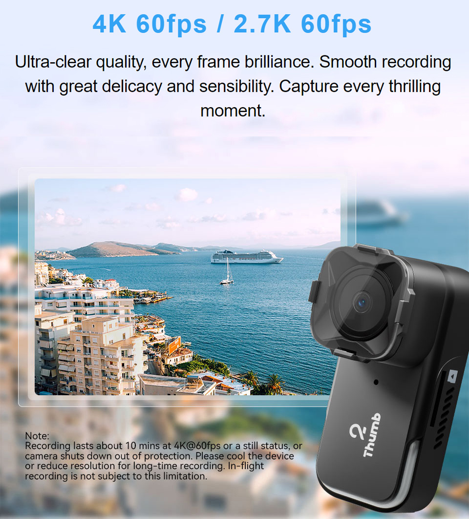Fpv Drone Camera - New Version RunCam Thumb 2 4K