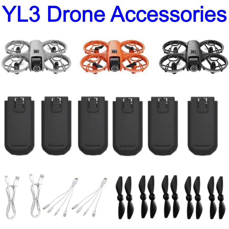 Drone Rc Yl3 - YL3 Drone Accessories Battery 3.7V 600mAh