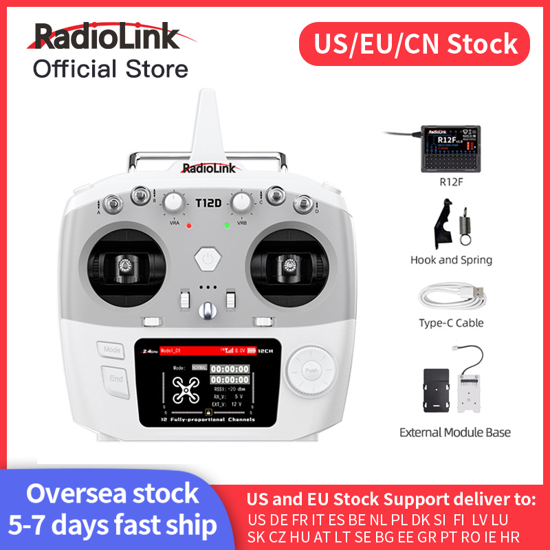 Drone Tech Rc - Radiolink T12D ELRS 12 Channels Transmitter,Receiver
