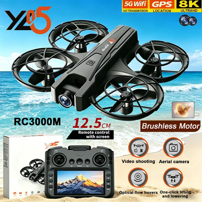 Dj Rc Drone - YL05 Drone 8K HD Dual-Camera Screen