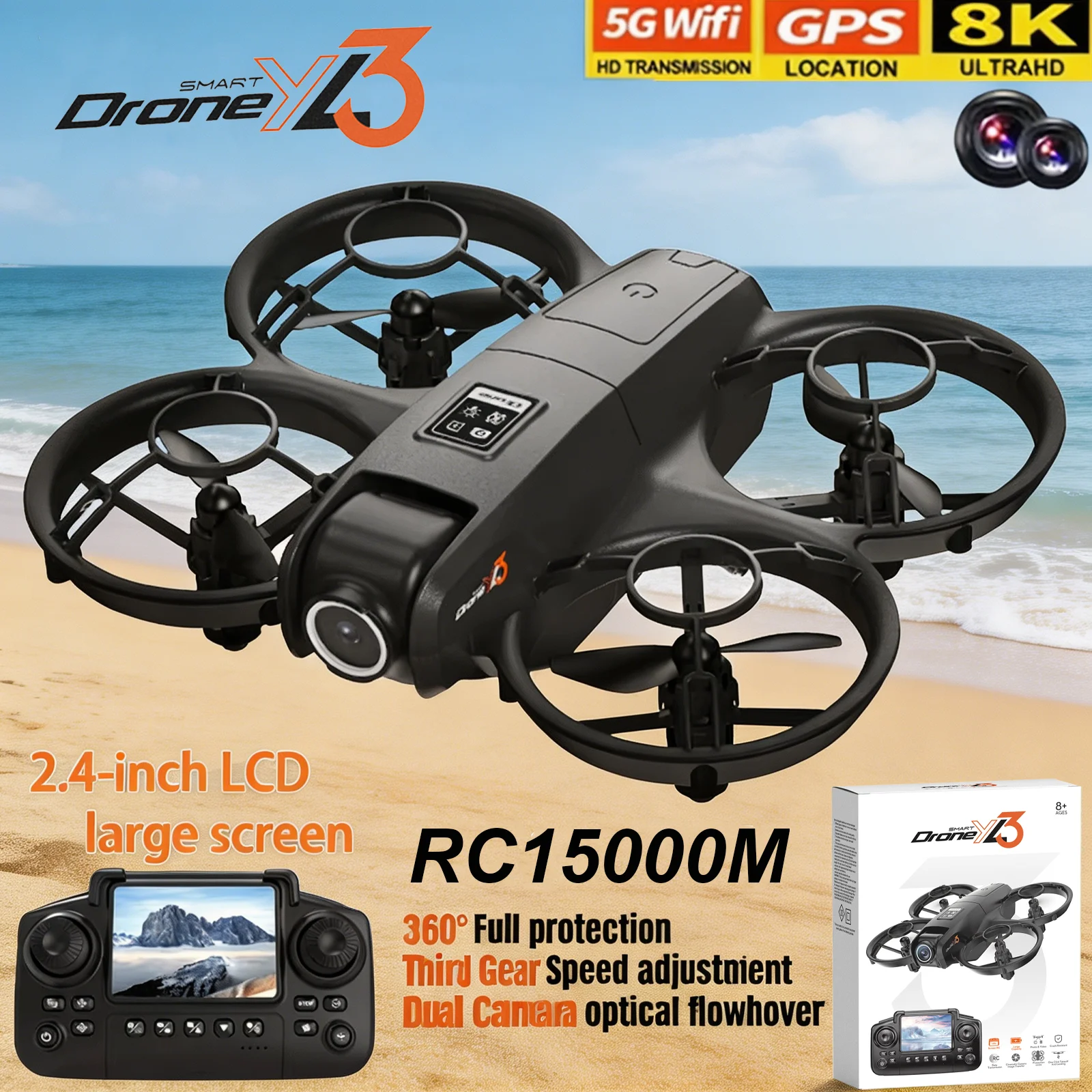 Drone Rc Foldable - New YL3 RC Drone 8K 1080P
