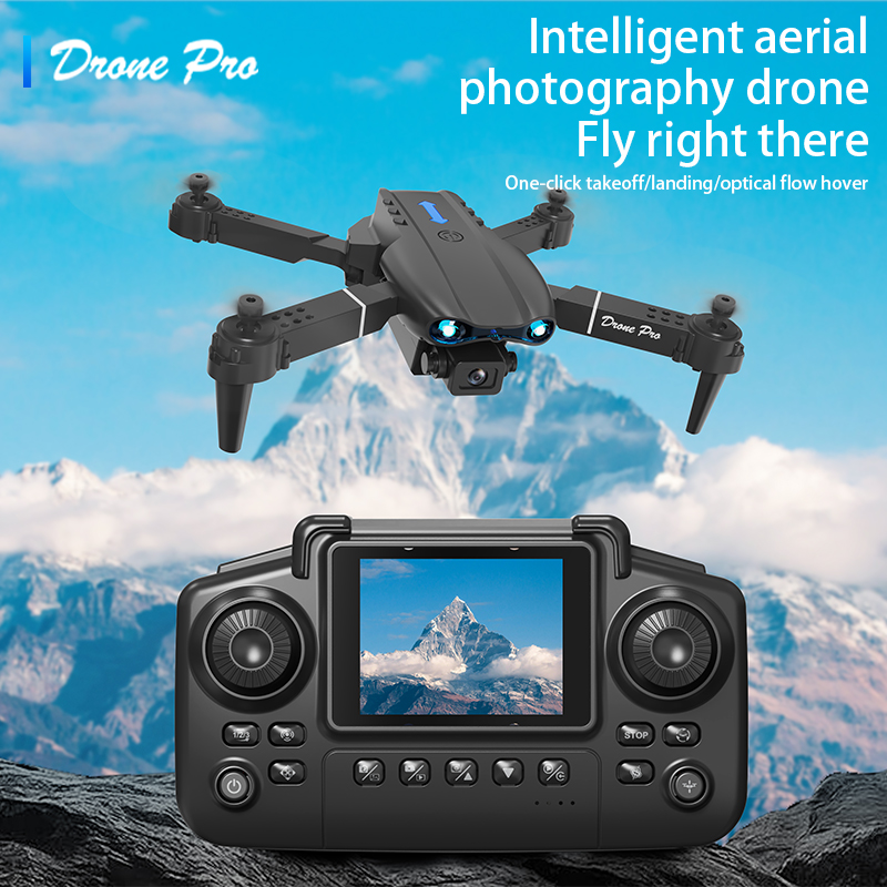 Drone Rc Foldable - E99 Air Screen Control Drone Professional