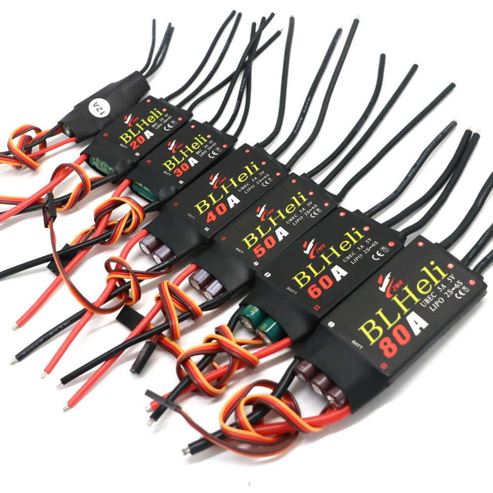 Drone Tech Rc - BLHeli Brushless ESC 80A 12A 20A