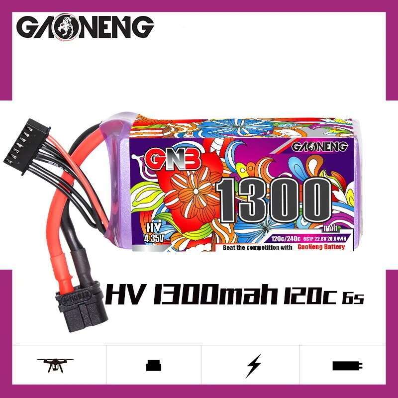2Pcs GNB 6S Lipo Battery 22.8V - Drone Lipo Battery ulasan dan harga