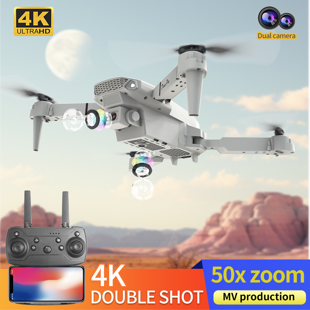 2026 NEW E88 Professional HD 4 - Drone Rc Foldable ulasan dan harga