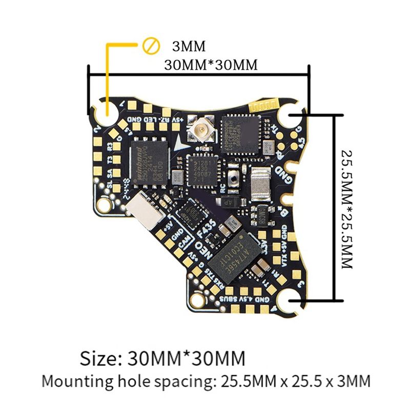 FBIL-F435 NEO 1S AIO Flight Co - Drone Rc Flight Controller ulasan dan harga