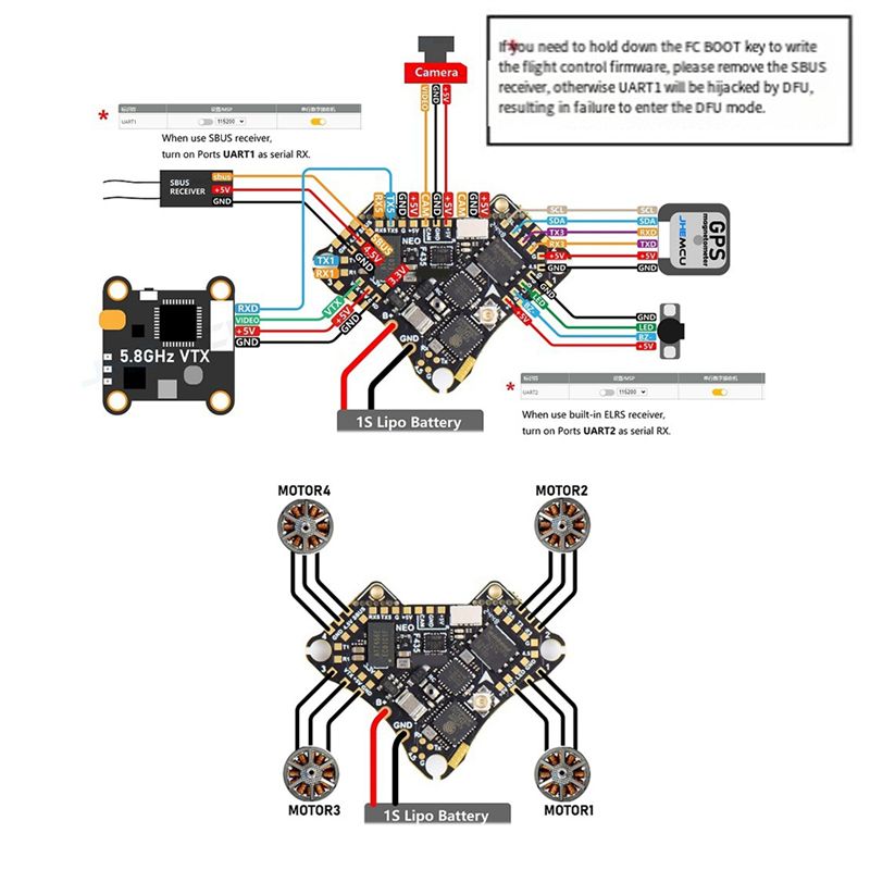 FBIL-F435 NEO 1S AIO Flight Co - Drone Rc Flight Controller ulasan dan harga