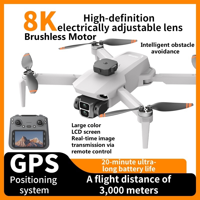 8K ESC Camera Obstacle Avoidan - Drone Rc Foldable ulasan dan harga