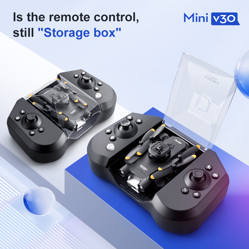 Mini V30 WiFi FPV Drone With 4 - Drone Rc Foldable ulasan dan harga