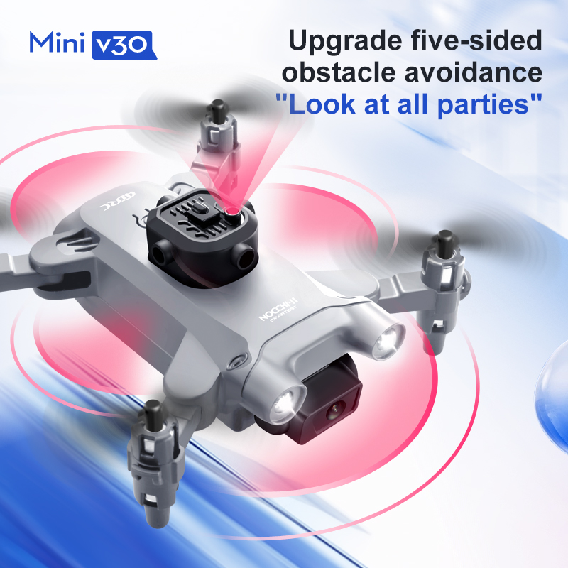 Mini V30 WiFi FPV Drone With 4 - Drone Rc Foldable ulasan dan harga