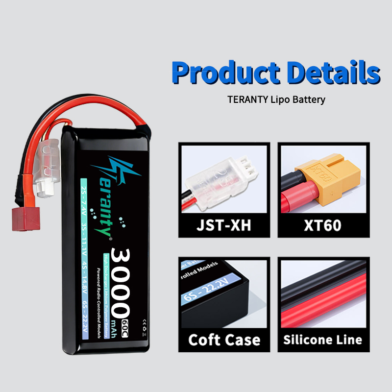 TERANTY 2S 3000mAh Lipo Batter - Drone Lipo Battery ulasan dan harga
