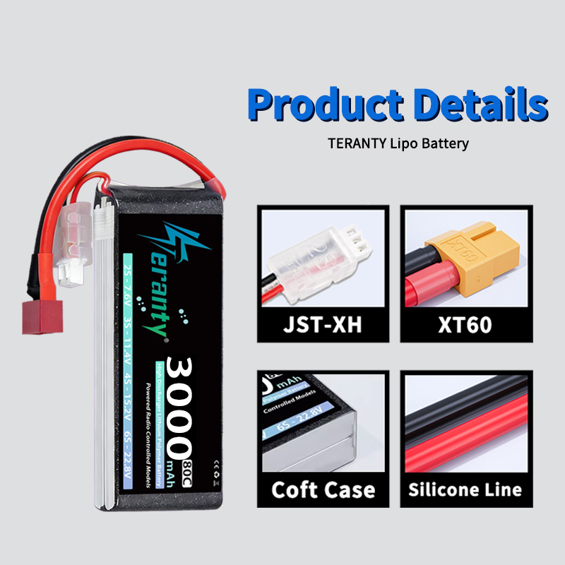 TERANTY 2S 3000mAh Lipo Batter - Drone Lipo Battery ulasan dan harga