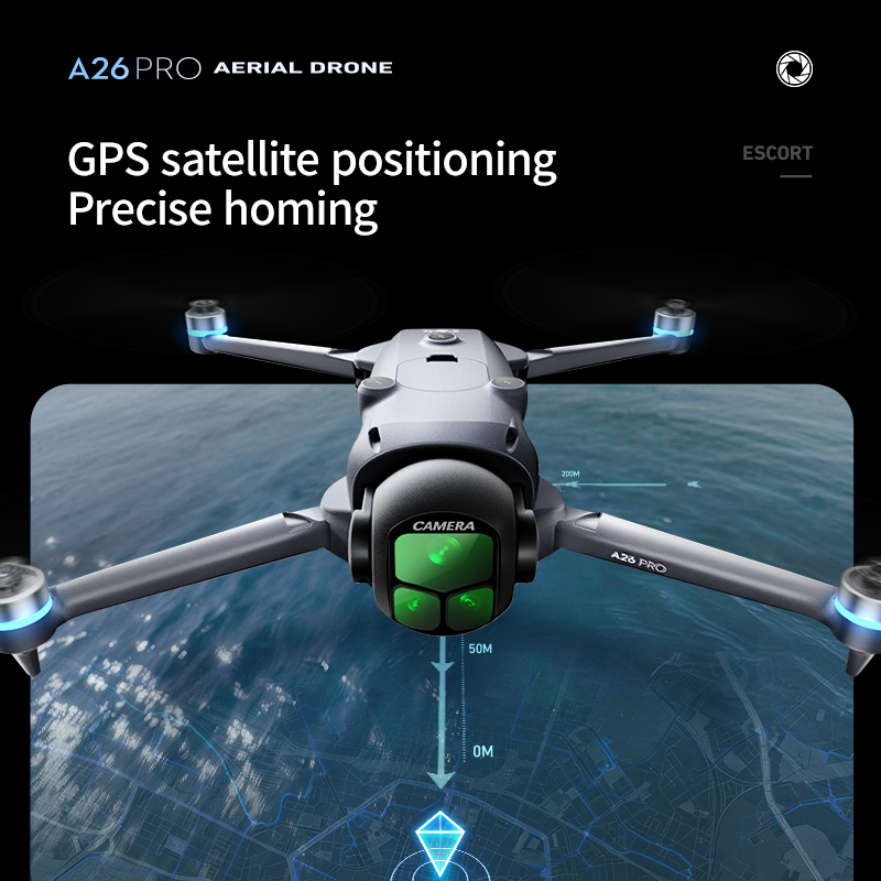 A26Pro Lenovo Smart Obstacle A - Drone Smart Rc Foldable ulasan dan harga