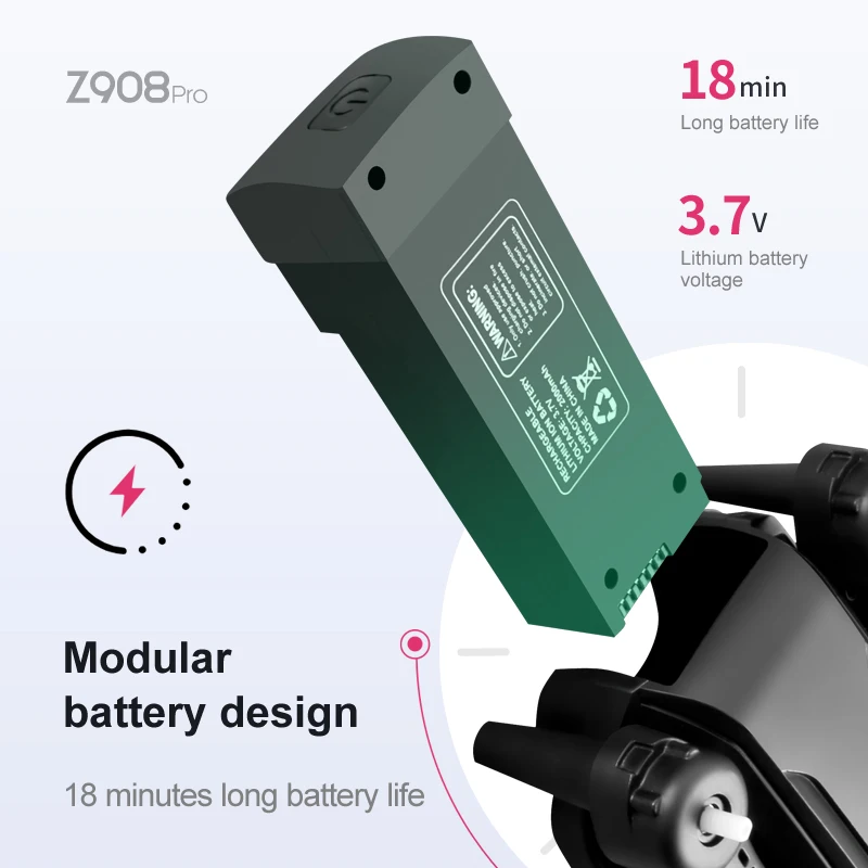 Z908 Pro Max Dron Battery 3.7V - Drone Lipo Battery ulasan dan harga