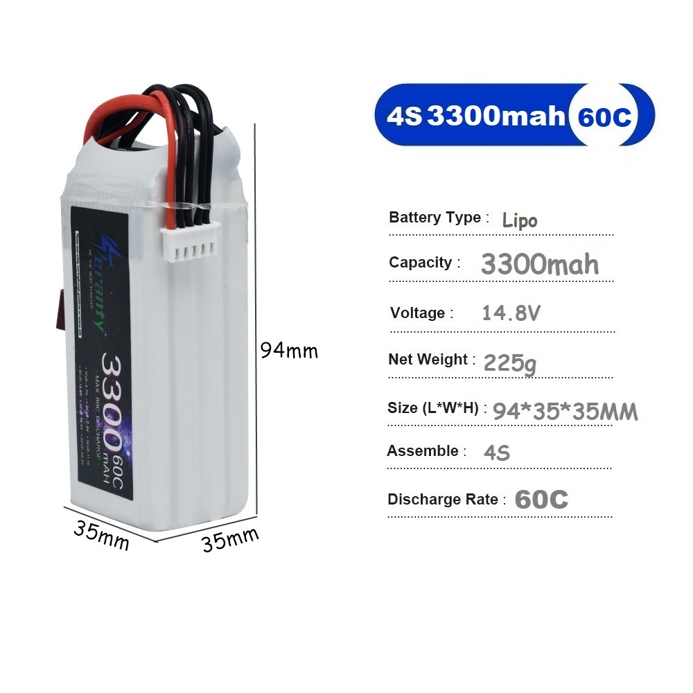 LiPo Rechargeable Battery 4S 3 - Nano Quad Fpv ulasan dan harga