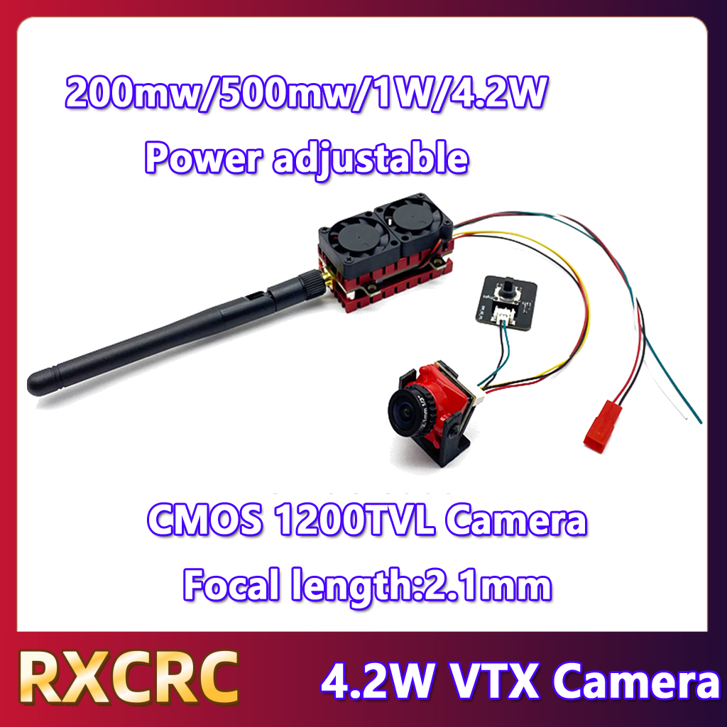 RXCRC 5.8G 48CH 4.2W High Powe - Fpv Drone Camera ulasan dan harga