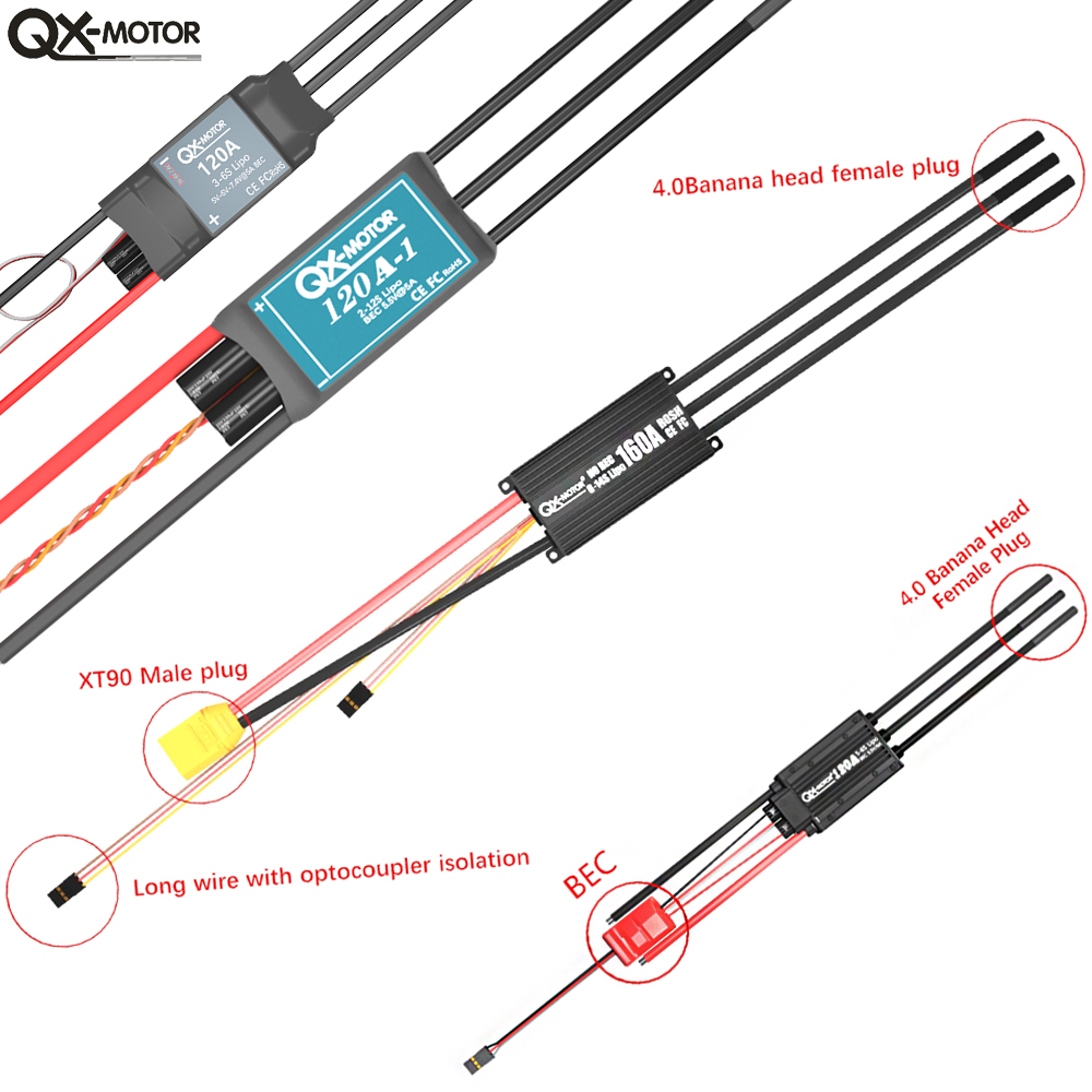 QX-MOTOR Brushless ESC series  - Drone Rc Y Series ulasan dan harga