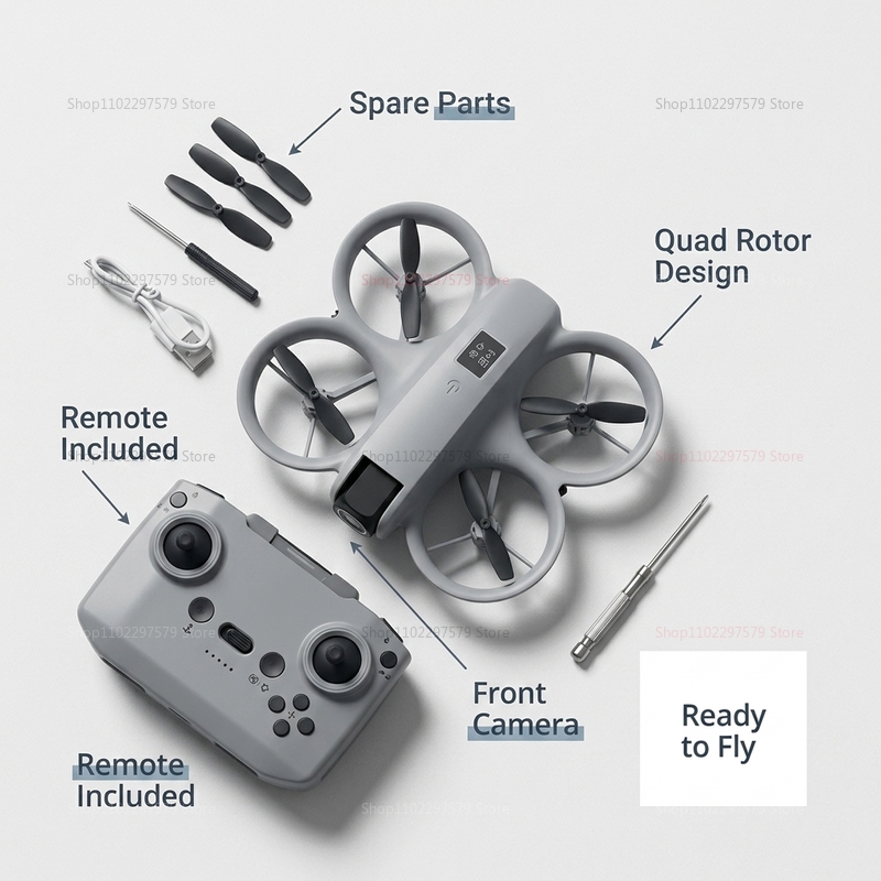 Mini Drone with 8K HD Camera F - Drone Rc Foldable ulasan dan harga