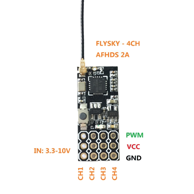 Flysky FS2A Mini Receiver 4CH  - Drone Lipo Battery ulasan dan harga