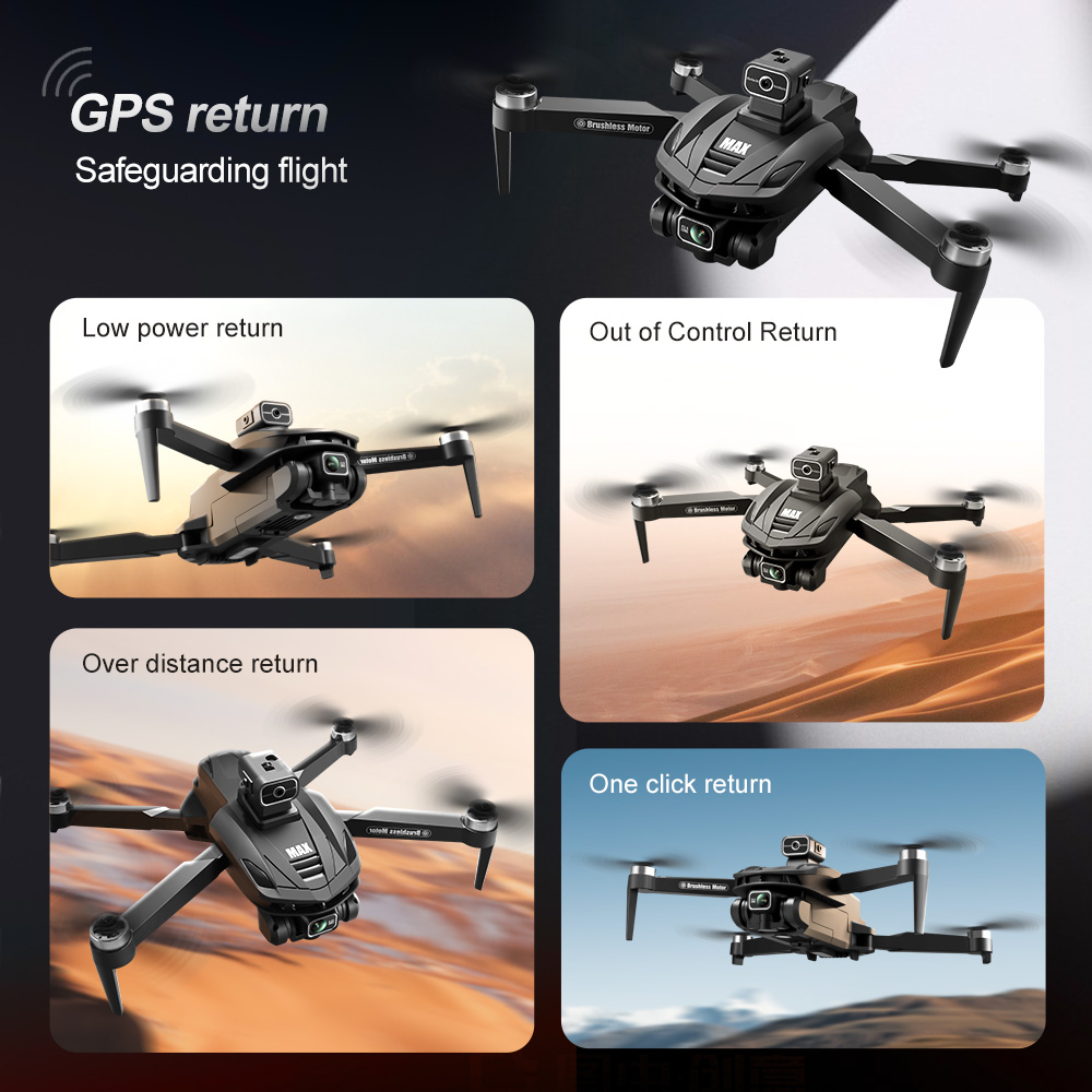 V168 PRO Max GPS Drone 8K Prof - Nano Quad Fpv ulasan dan harga