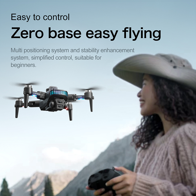 New XT555 GPS RC Drone Cam Pro - Drone Rc Foldable ulasan dan harga
