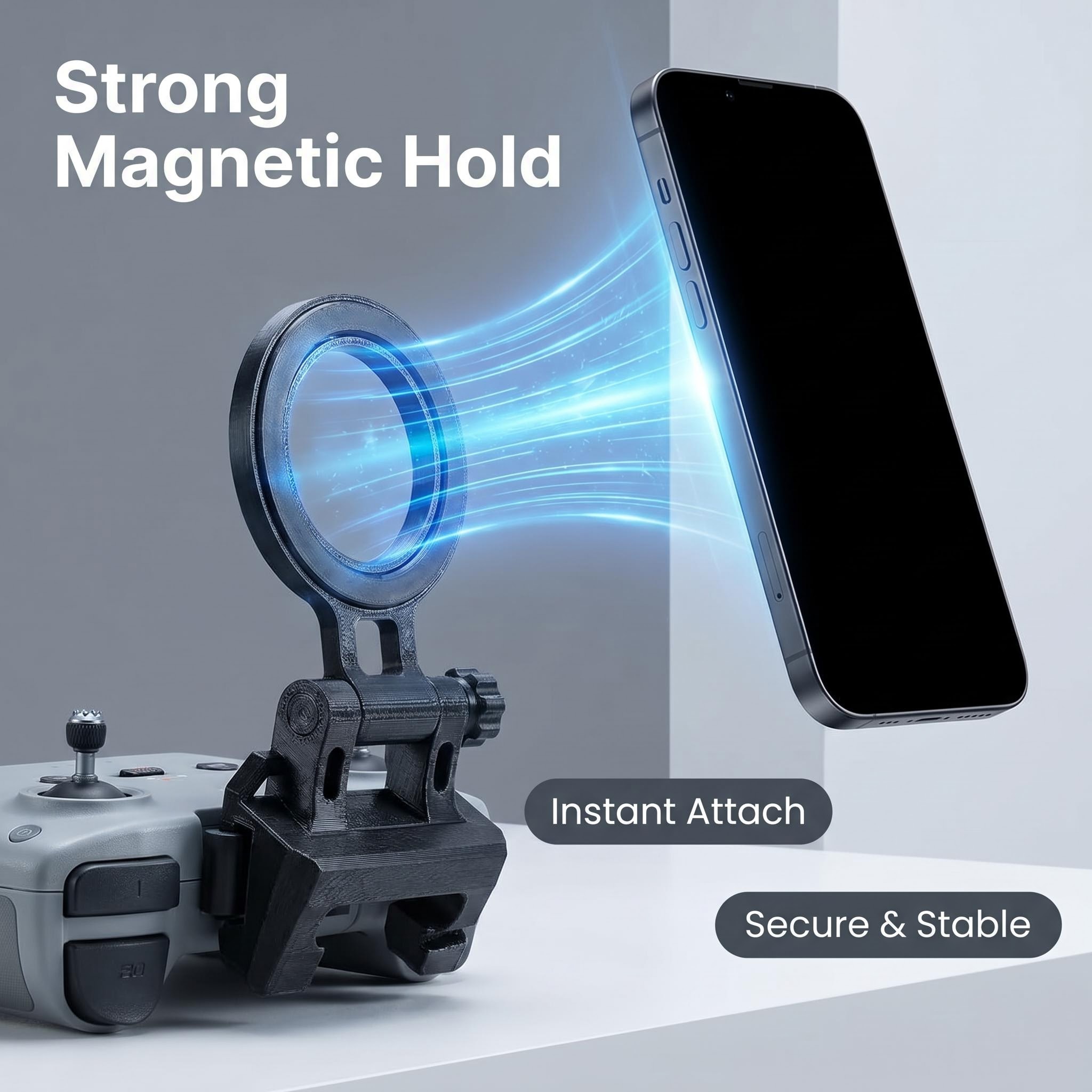Foldable MagSafe Magnetic Phon - Drone Dji Rc N2 ulasan dan harga