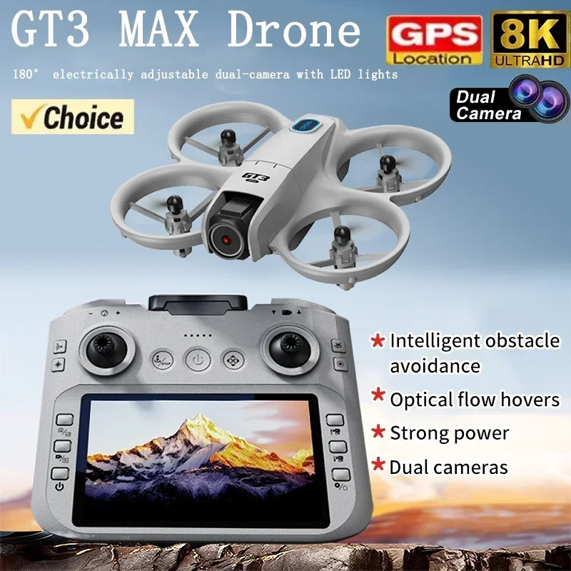 2026 NEW GT3 Mini With LED Fol - Drone Rc Foldable ulasan dan harga