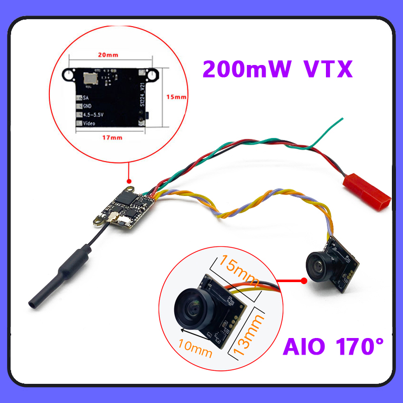 SLONWAKE 5.8G 1200TVL FPV Came - Fpv Drone Camera ulasan dan harga