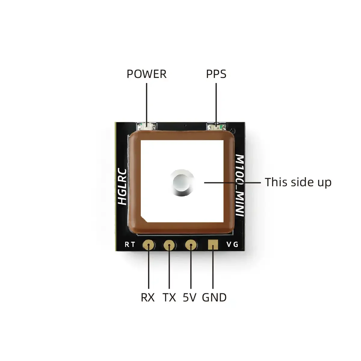 HGLRC M100 MINI GPS Module M10 - Drone Rc Flight Controller ulasan dan harga