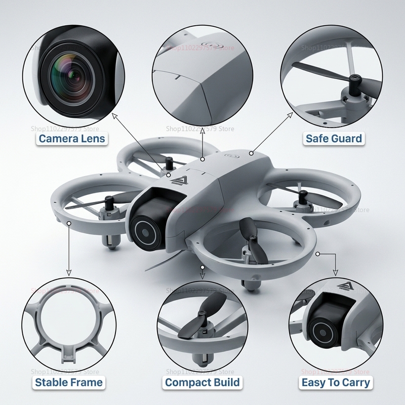 2026 Mini RC Drone with 8K HD  - Drone Rc Flight Controller ulasan dan harga