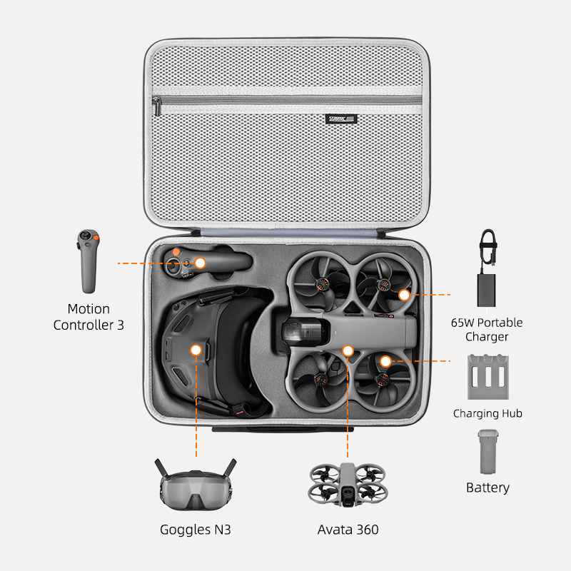 Portable Crossbody Pu Storage  - Drone Motion Rc ulasan dan harga