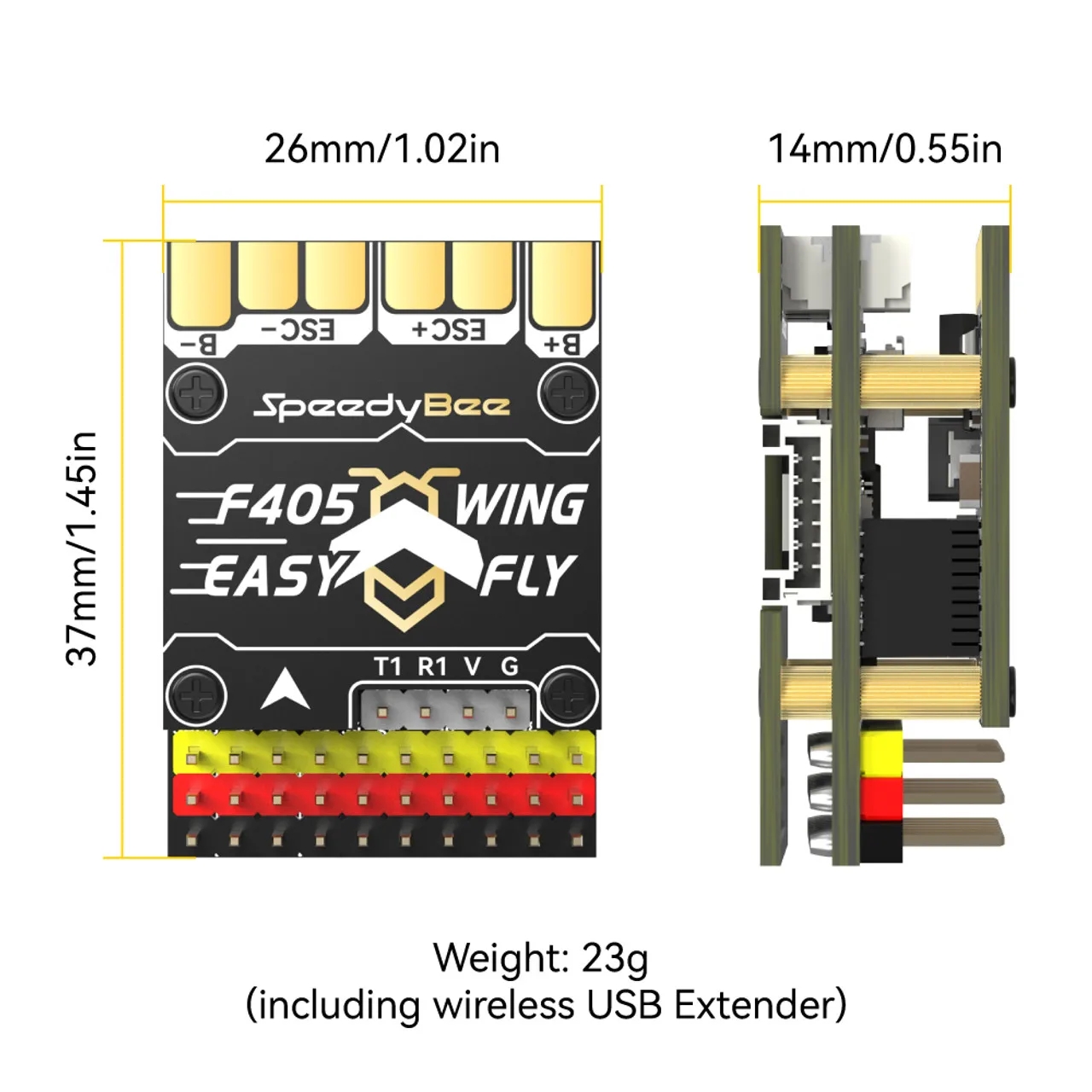 SpeedyBee F405 WING MINI Fixed - Flight Controller ulasan dan harga