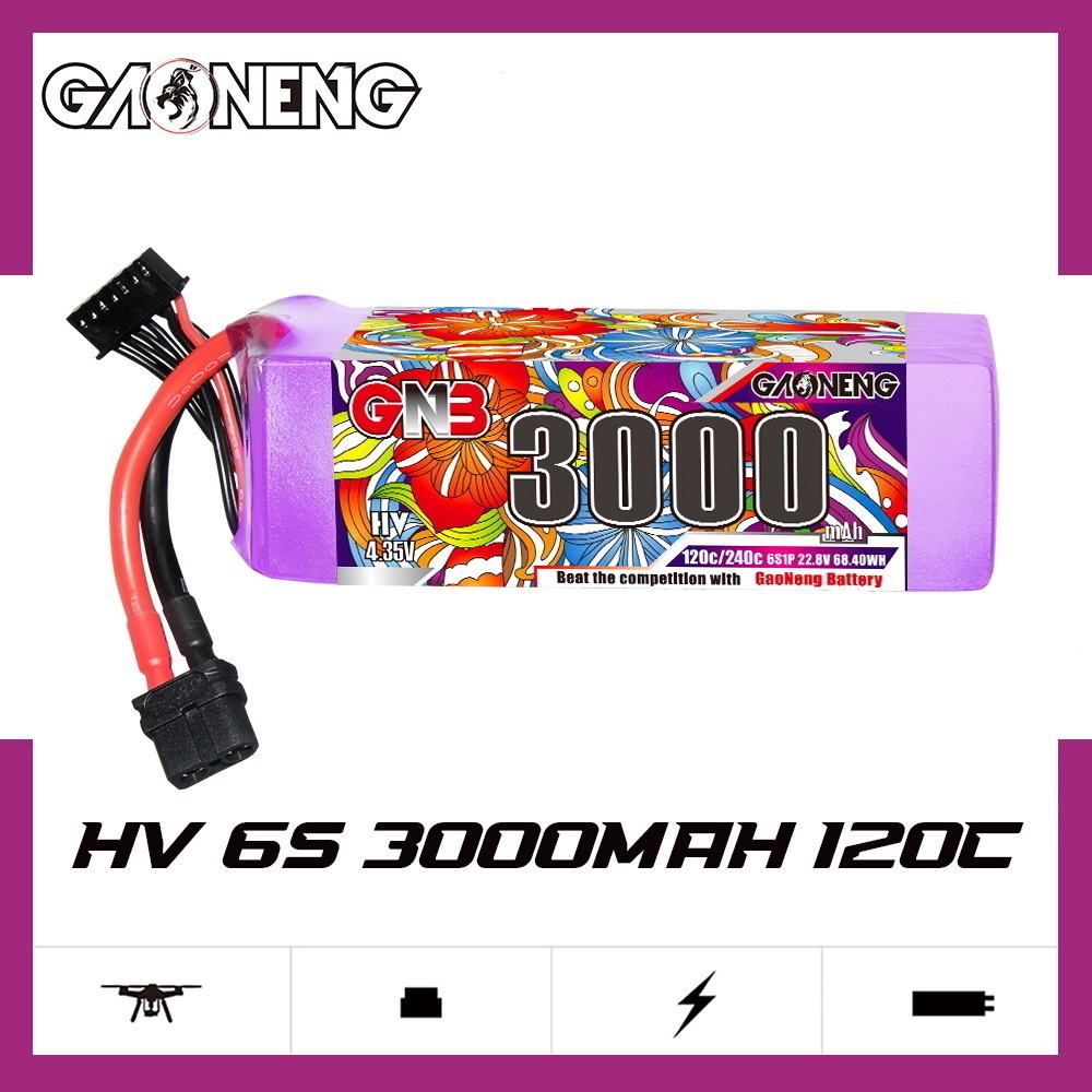GNB Lipo Battery 6S 22.8V 3000 - Drone Lipo Battery ulasan dan harga