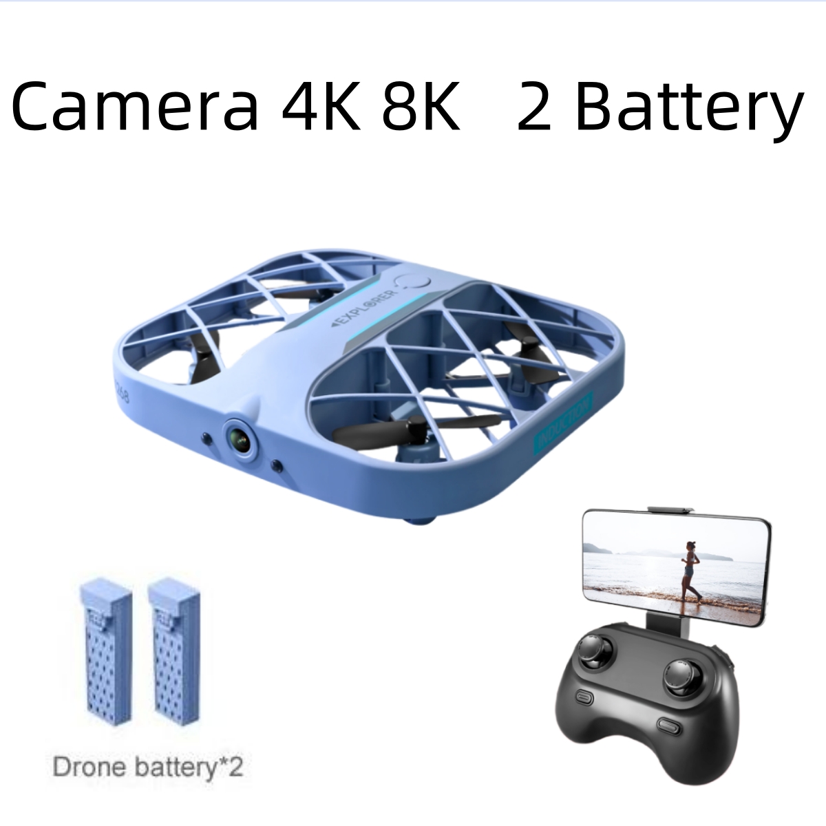 JJRC H107 FPV RC Drone with 2  - Nano Quad Fpv ulasan dan harga
