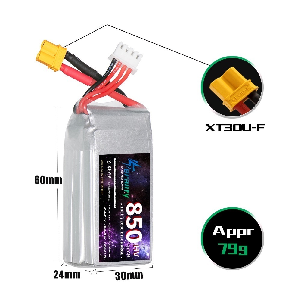 1/2/3PCS TERANTY 3S 11.4V Lipo - Drone Lipo Battery ulasan dan harga